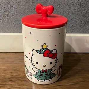 Hello Kitty Christmas Ceramic Treat Canister